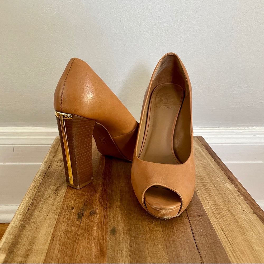 TORY BURCH Cantrelle High Heels Peep Toe